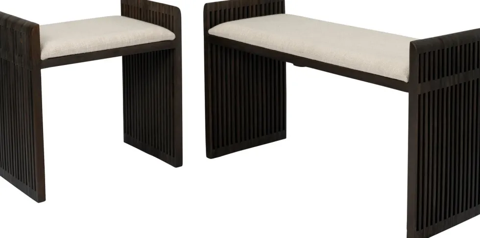 Intratuin kruk Benny bruin 50 x 33 x 50 cm