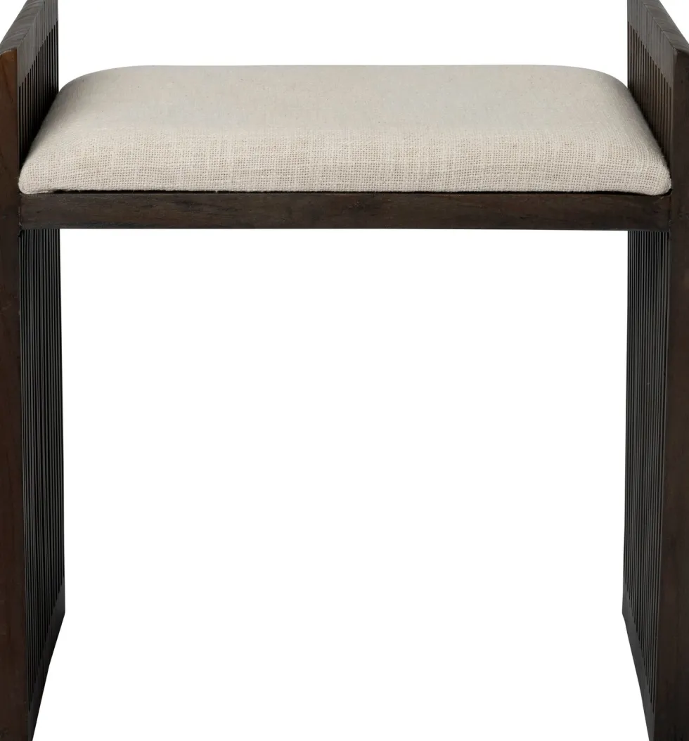 Intratuin kruk Benny bruin 50 x 33 x 50 cm