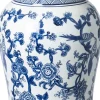 Intratuin kruk Nanga wit / blauw D 25 H 41,5 cm