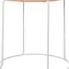 Intratuin kruk wit / naturel D 23 H 26 cm