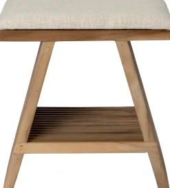 Intratuin kruk Yente naturel 40 x 28 x 40 cm