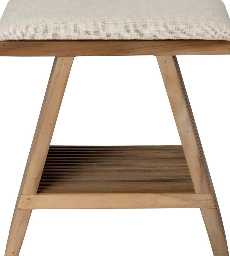 Intratuin kruk Yente naturel 40 x 28 x 40 cm