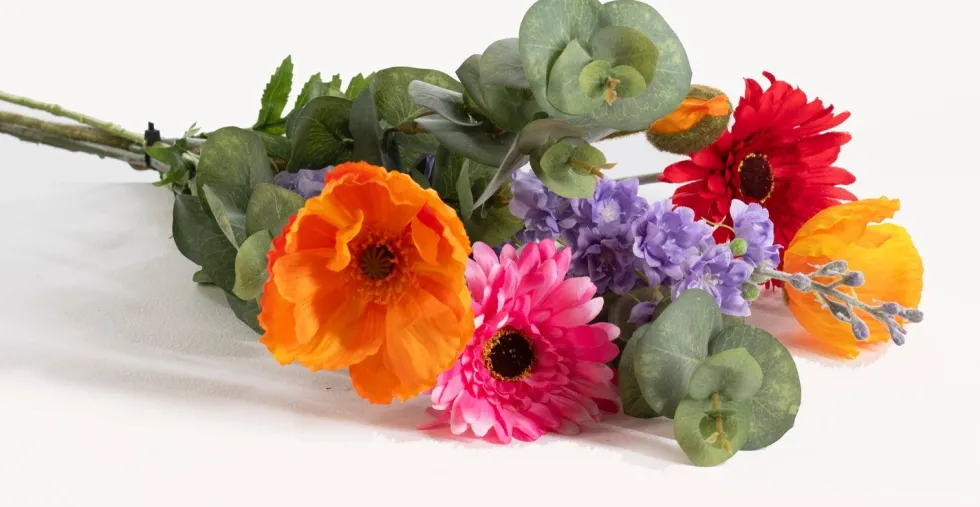 Intratuin kunstbloemen boeket Floor mix H 70 cm