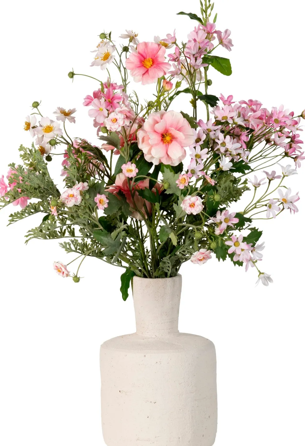 Intratuin kunstbloemen boeket Pien roze H 65 cm