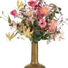 Intratuin kunstbloemen boeket Evi roze / oranje H 80 cm