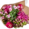 Intratuin kunstbloemen boeket Fay paars H 70 cm