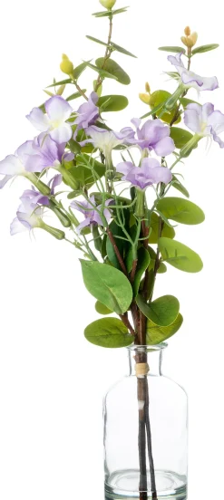 Intratuin kunstbloemen boeket Winde blauw H 39 cm