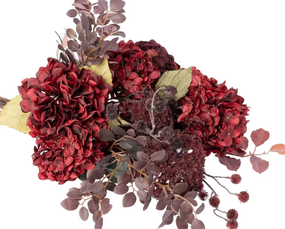Intratuin kunstbloemen boeket Anne roze / paars H 38 cm