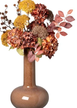 Intratuin kunstbloemen boeket Anne geel / oranje H 38 cm