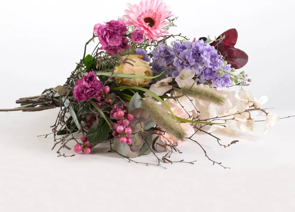 Intratuin kunstbloemen boeket Maud mix H 70 cm