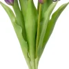 Intratuin kunstbloemen boeket Tulp paars H 31 cm