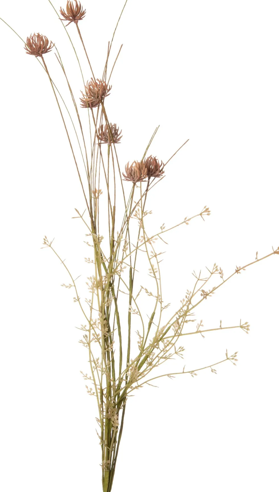Intratuin kunstbloemen boeket Dille roze H 62 cm