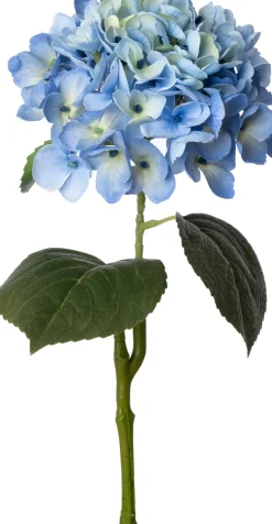 Intratuin kunstbloem Hortensia blauw H 62 cm
