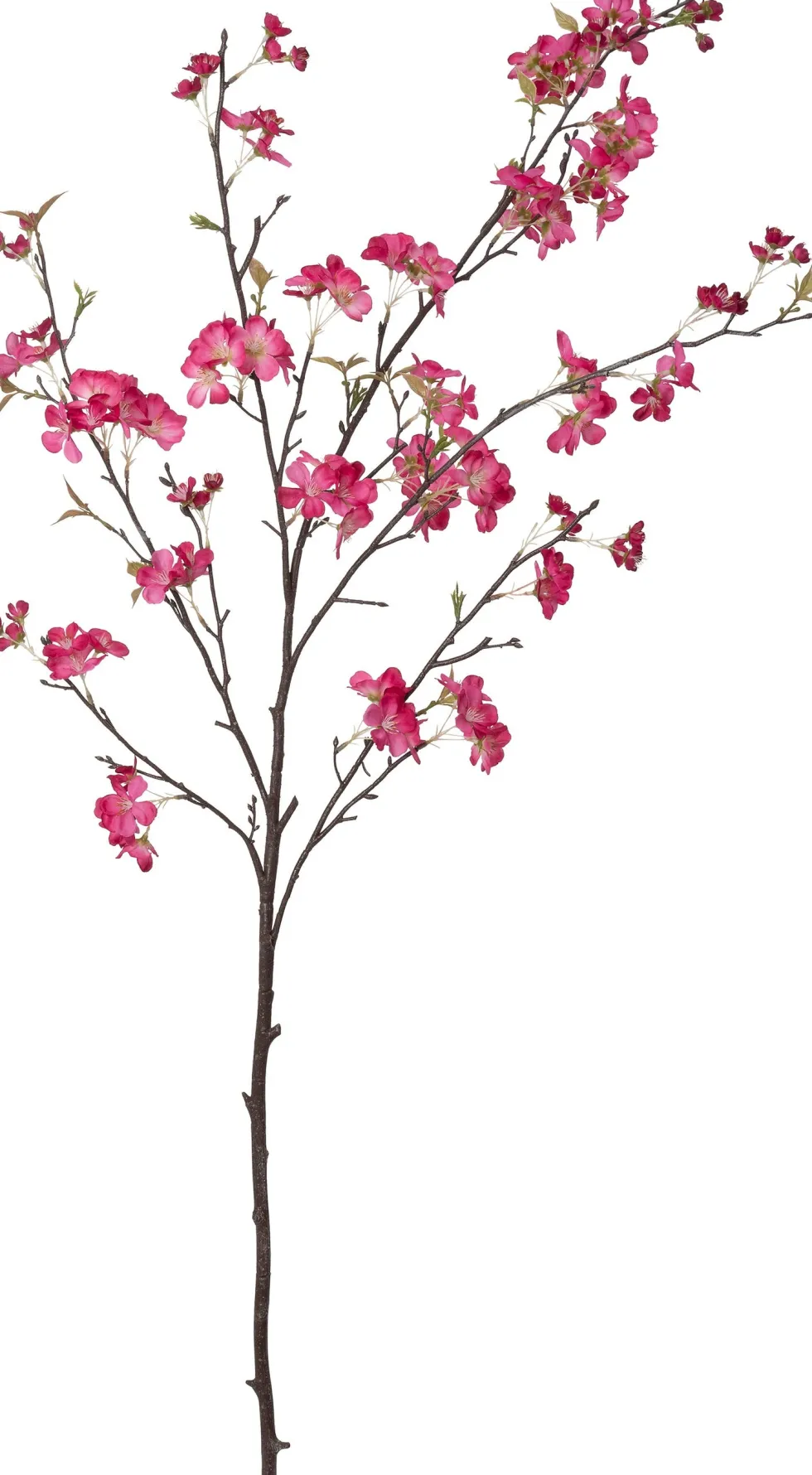 Intratuin kunstbloem Japanse Sierkers donkerroze H 150 cm