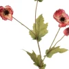 Intratuin kunstbloem Klaproos roze H 58 cm