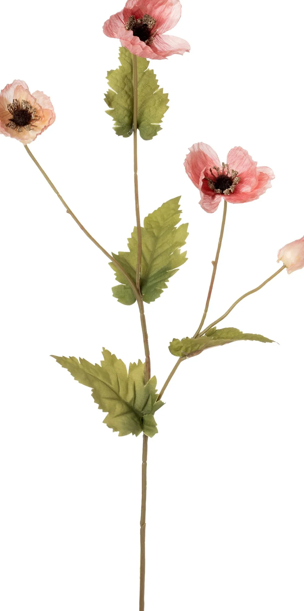 Intratuin kunstbloem Klaproos roze H 58 cm