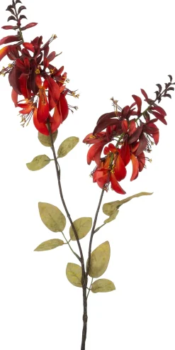 Intratuin kunstbloem Koraalstruik rood H 80 cm