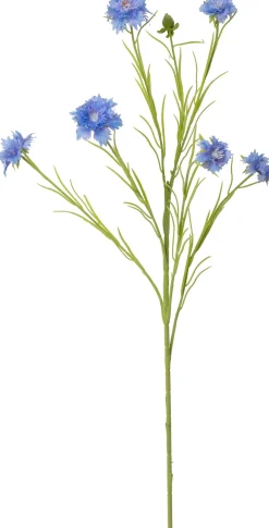 Intratuin kunstbloem Korenbloem blauw H 90 cm