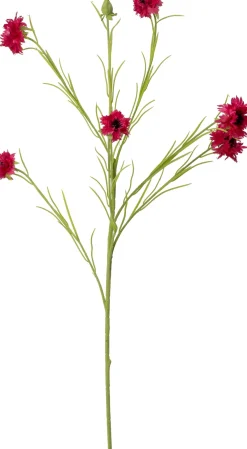 Intratuin kunstbloem Korenbloem rood H 90 cm