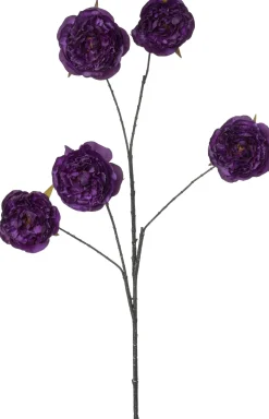 Intratuin kunstbloem Roos paars H 112 cm
