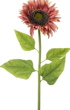 Intratuin kunstbloem Zonnebloem roze H 78 cm