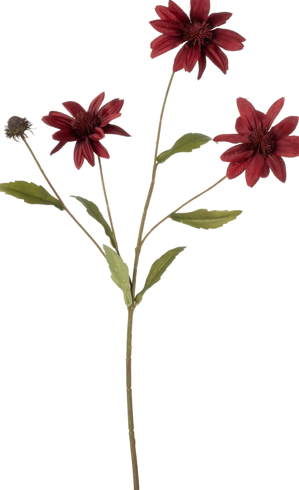 Intratuin kunstbloem Zonnehoed rood H 72 cm