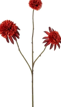 Intratuin kunstbloem Zonnehoed rood H 64 cm