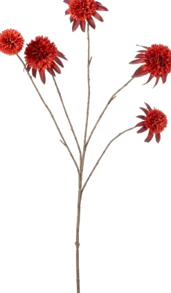 Intratuin kunstbloem Zonnehoed rood H 92 cm