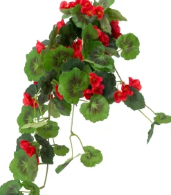Intratuin kunsthangplant Hanggeranium rood H 55 cm