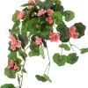 Intratuin kunsthangplant Hanggeranium zalm H 55 cm