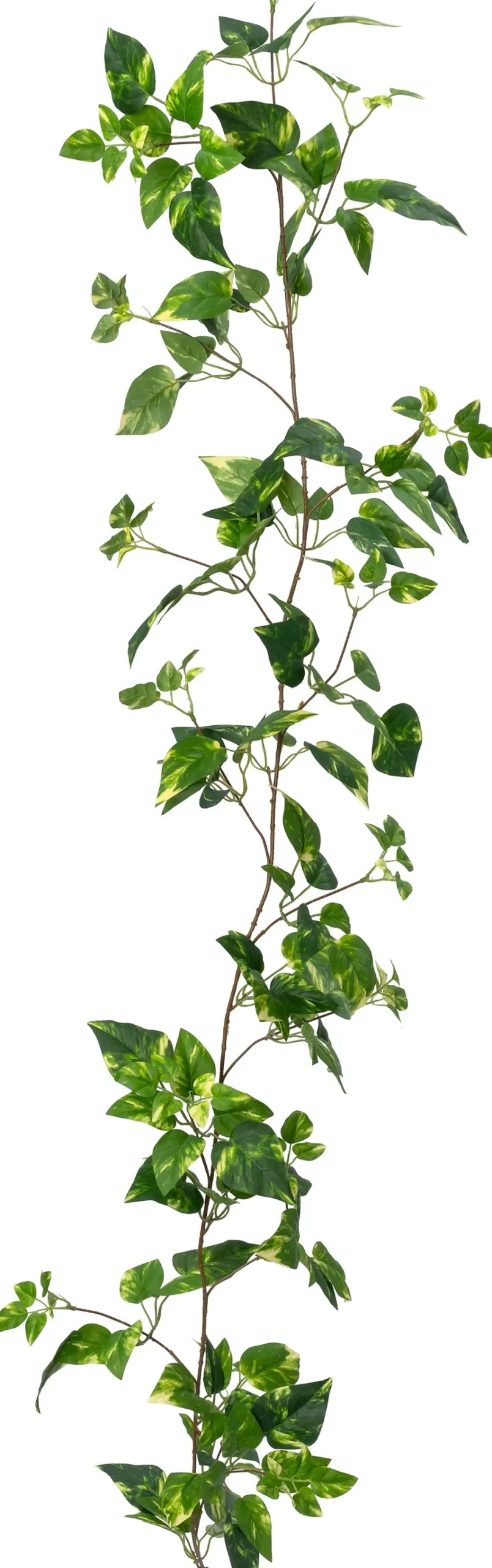Intratuin kunsthangplant Klimop groen / geel H 170 cm