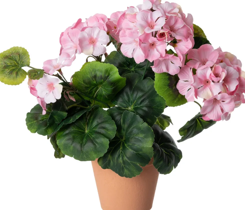 Intratuin kunstplant Begonia roze H 35 cm