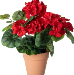 Intratuin kunstplant Begonia rood H 35 cm