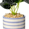 Intratuin kunstplant Bladbegonia paars D 7,5 H 13 cm