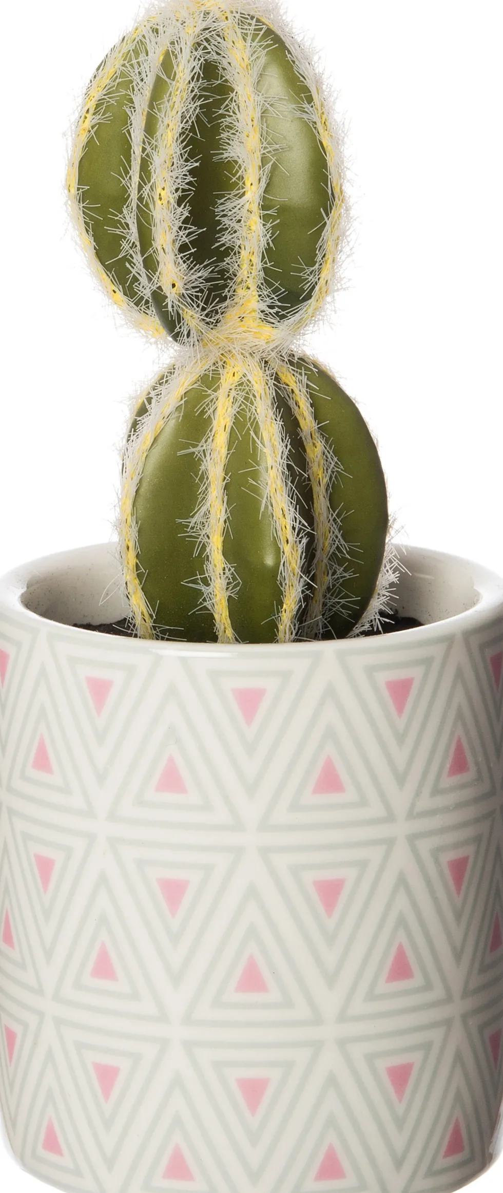 Intratuin kunstplant Cactus grijze pot H 14 cm