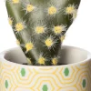 Intratuin kunstplant Cactus gele pot H 14 cm