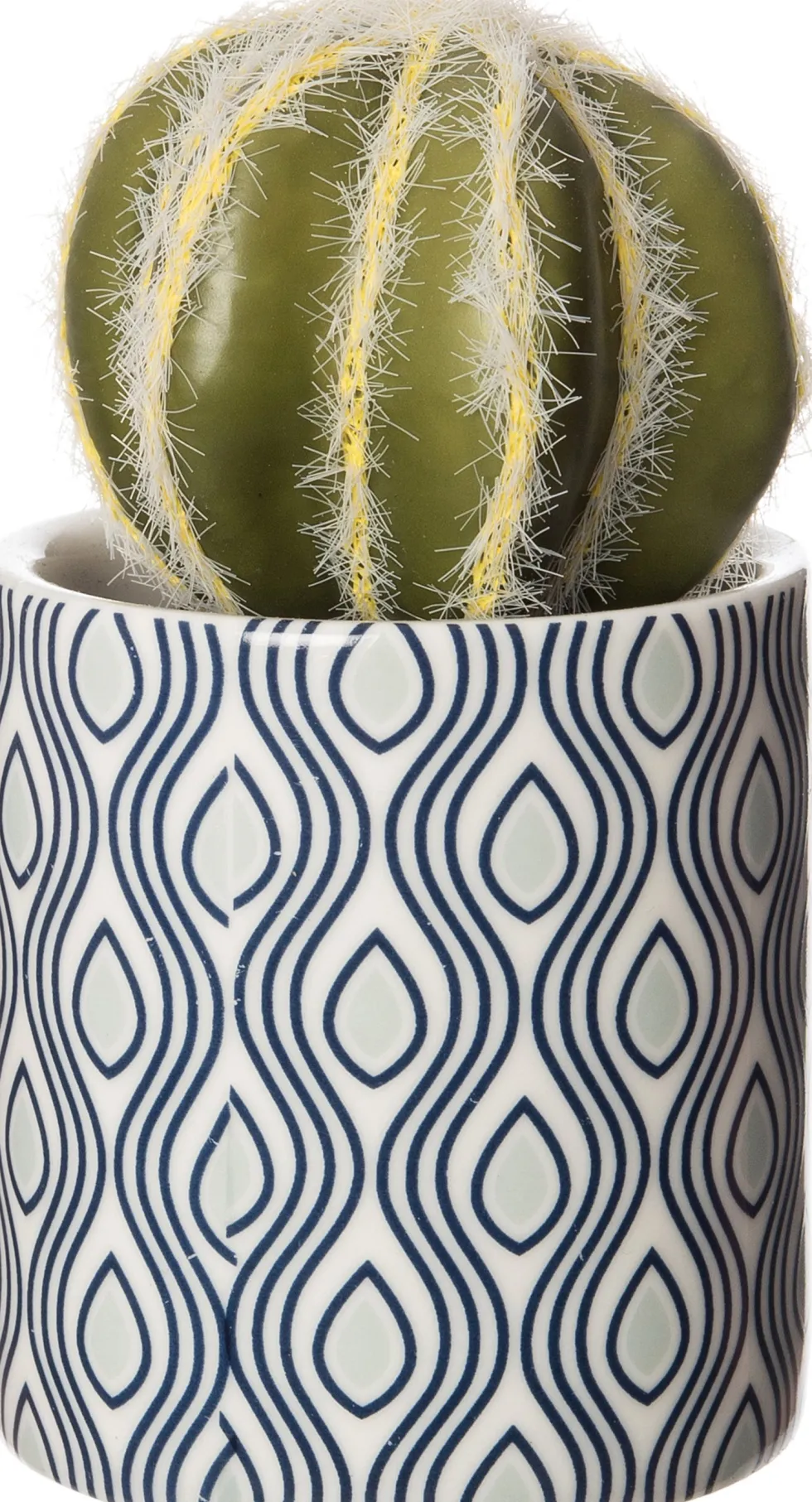 Intratuin kunstplant Cactus blauwe potH 14 cm