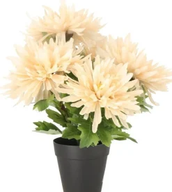 Intratuin kunstplant Chrysant wit D 9 H 30 cm