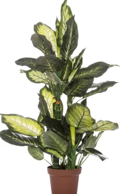 Intratuin kunstplant Dieffenbachia groen / geel D 20 H 110 cm
