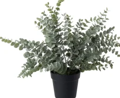 Intratuin kunstplant Eucalyptus grijsgroen D 20 H 60 cm