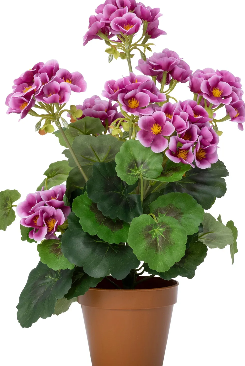 Intratuin kunstplant Geranium paars D 12 H 43 cm