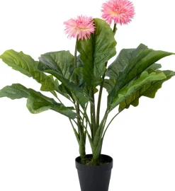 Intratuin kunstplant Gerbera roze D 15,5 H 77 cm