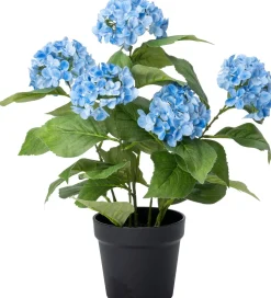 Intratuin kunstplant Hortensia blauw D 15 H 50 cm