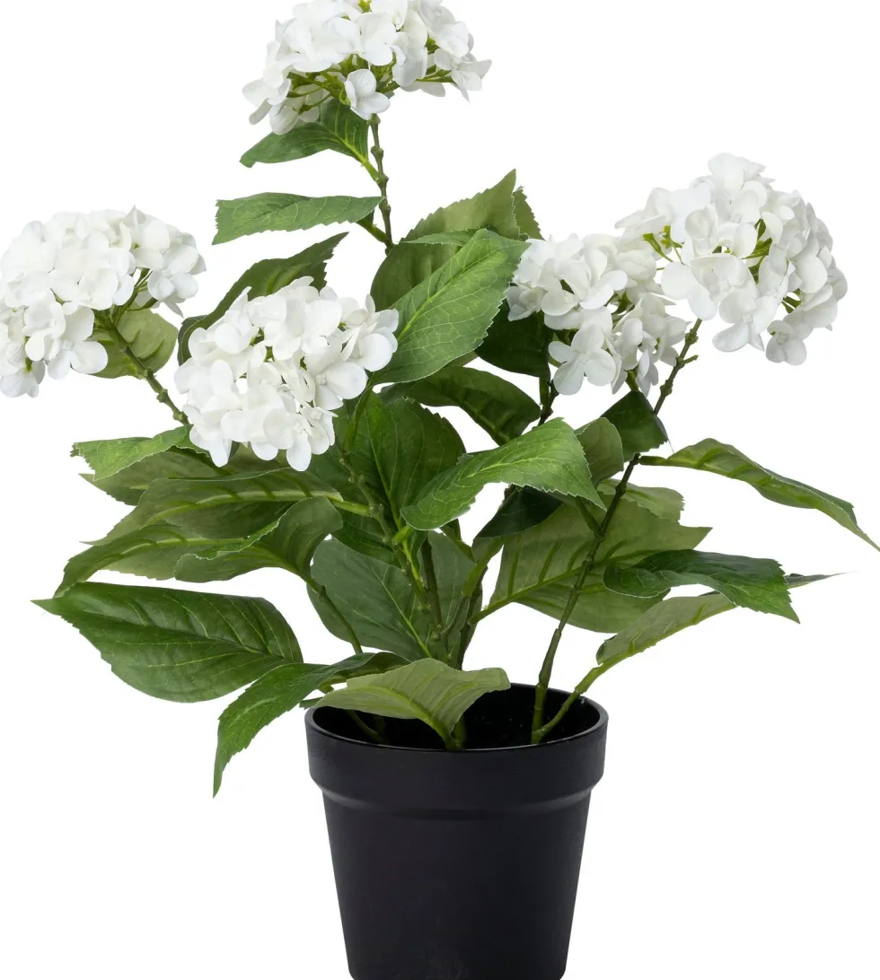 Intratuin kunstplant Hortensia wit D 15 H 50 cm