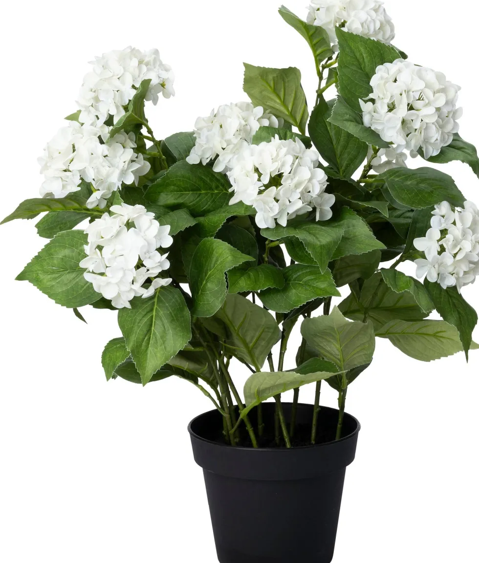 Intratuin kunstplant Hortensia wit D 20 H 68 cm