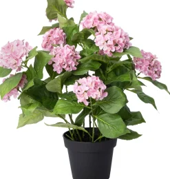 Intratuin kunstplant Hortensia roze D 20 H 68 cm