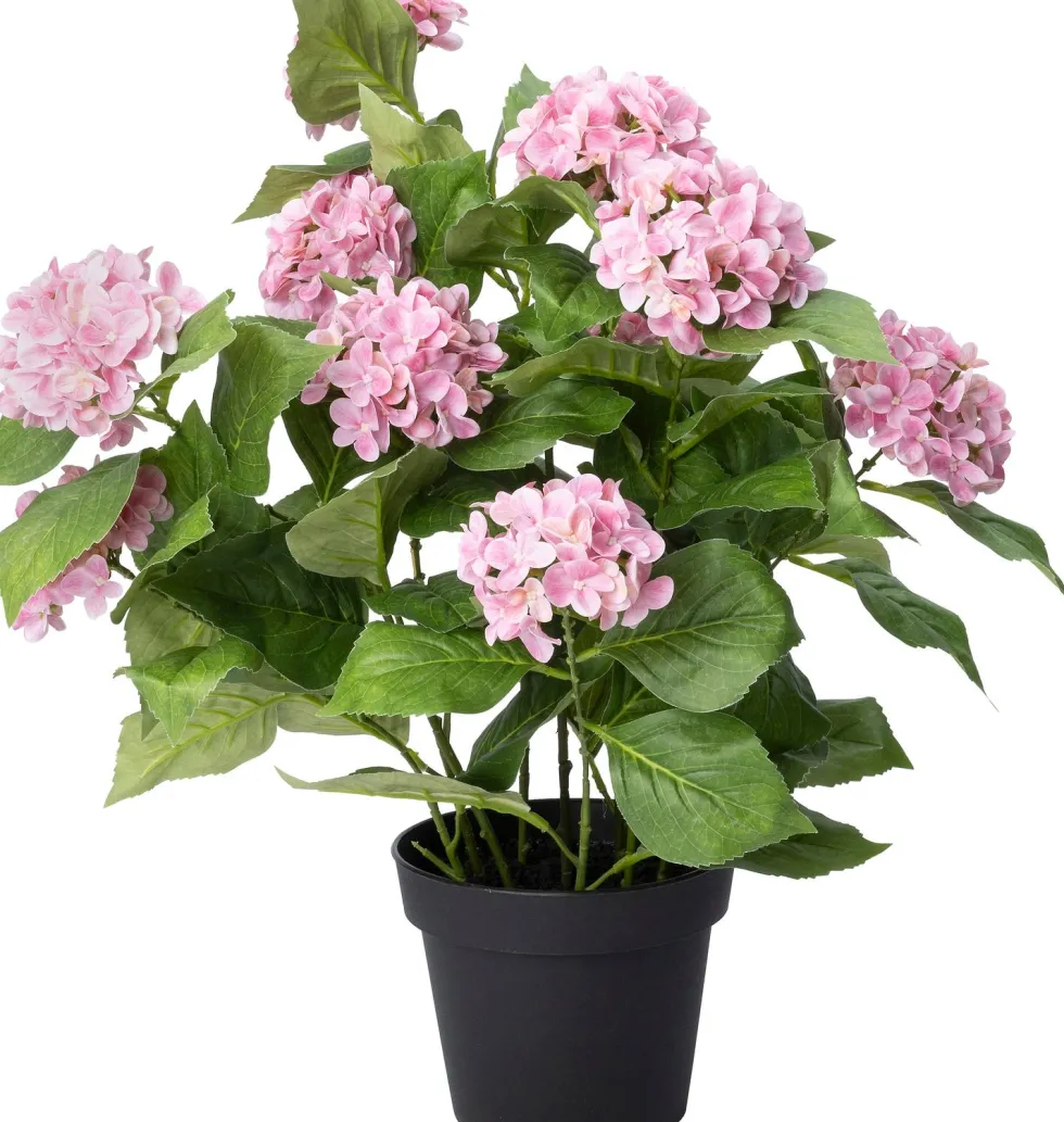 Intratuin kunstplant Hortensia roze D 20 H 68 cm