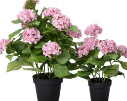 Intratuin kunstplant Hortensia roze D 20 H 68 cm