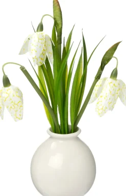 Intratuin kunstplant Kievitsbloem wit D 7 H 18 cm