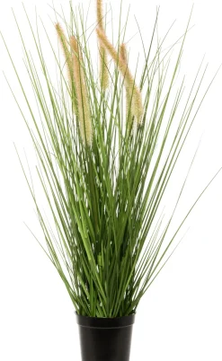 Intratuin kunstplant Lampenpoetsersgras beige D 11 H 60 cm